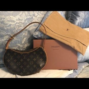 Authentic Louis Vuitton Monogram Croissant PM Bag